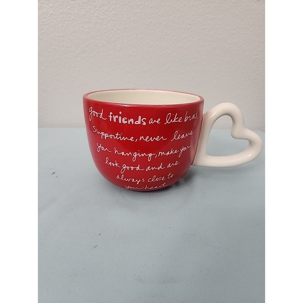Sandra Magsamen GOOD FRIENDS ARE LIKE BRAS...Oversized Cup, 3 3/4" / 22 oz, New